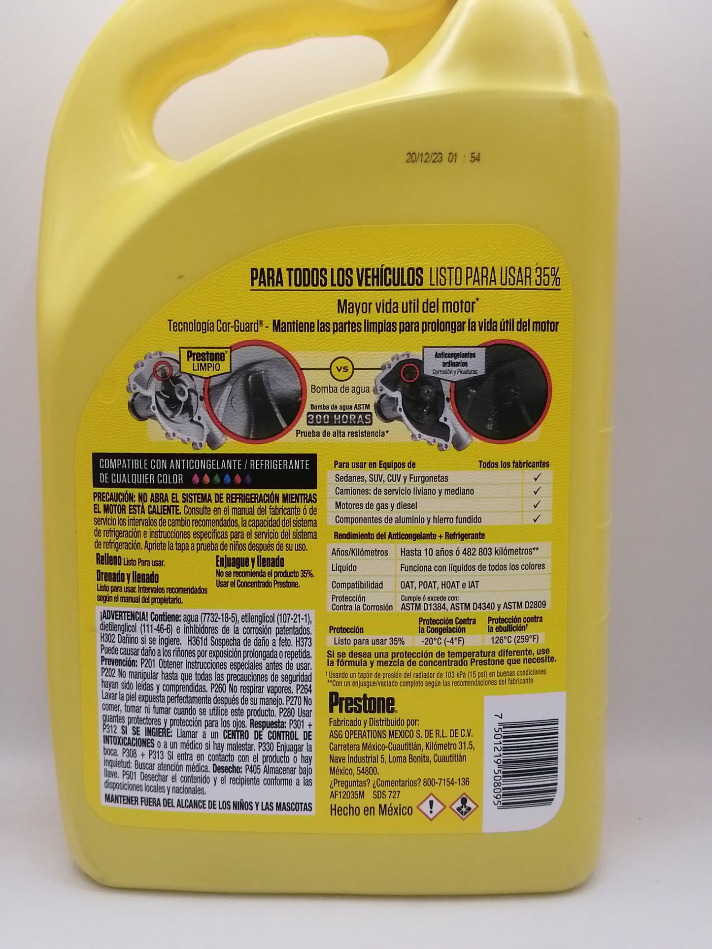 Anticongelante + Regrirante