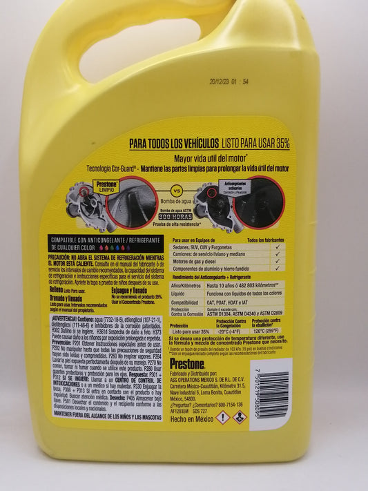 Anticongelante + Regrirante