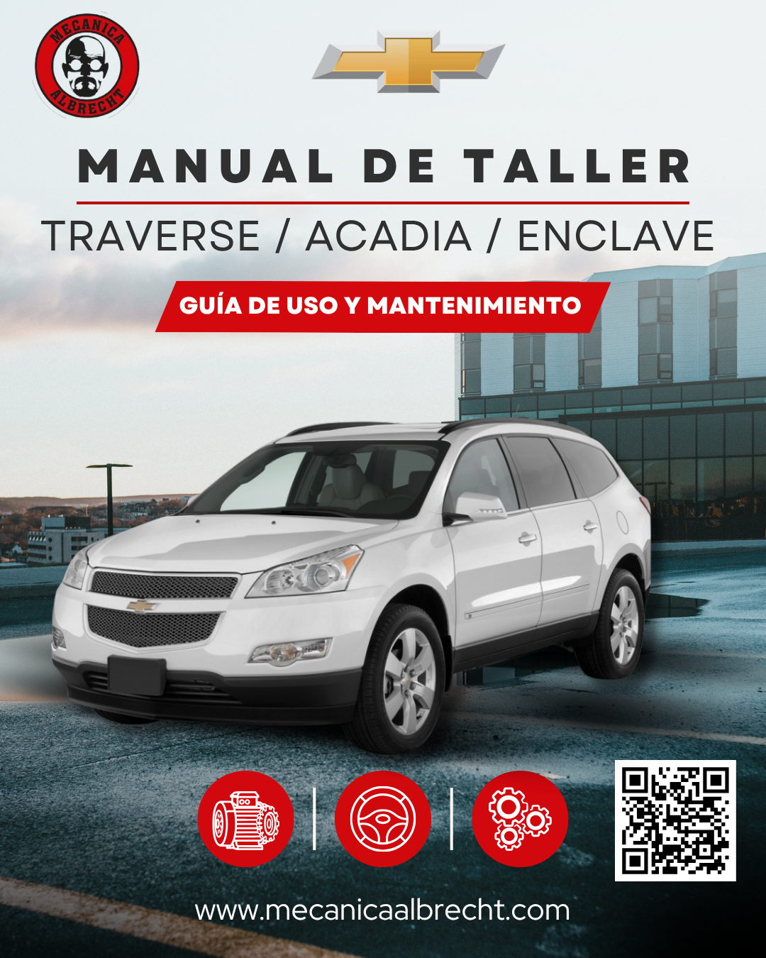 Manual de Taller Chevrolet Traverse / GMC Acadia / Buick Enclave 2009–2016